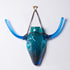 9552 Steer Head - Cornflower with Turquoise Horns