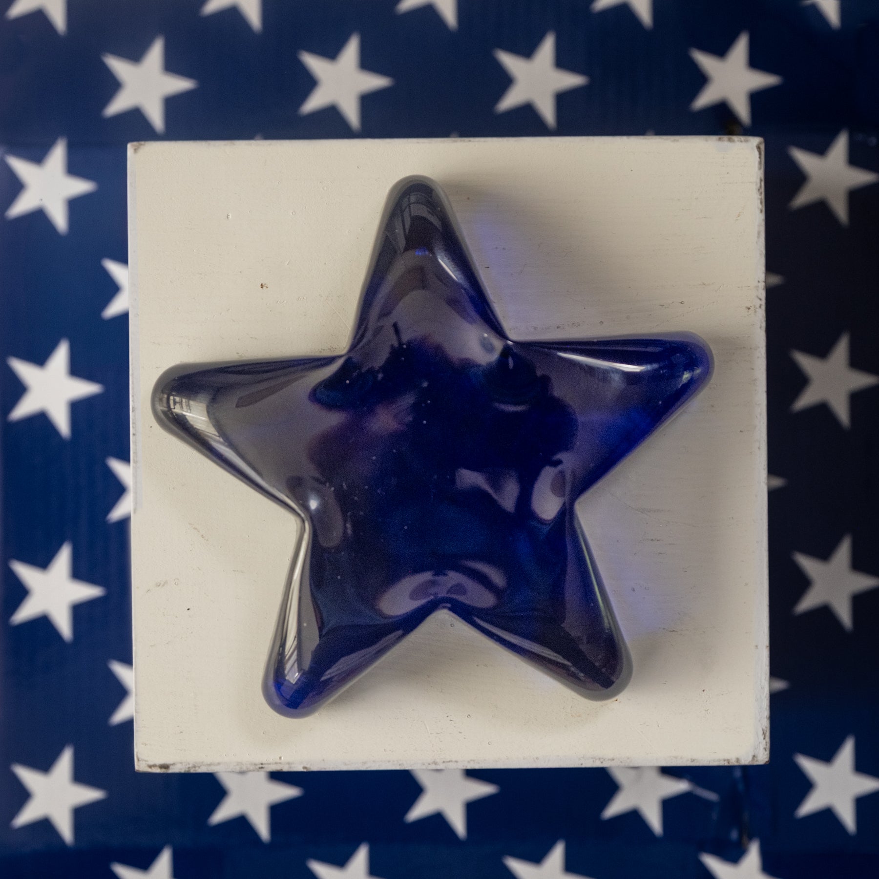201 Star Paperweight - Cobalt