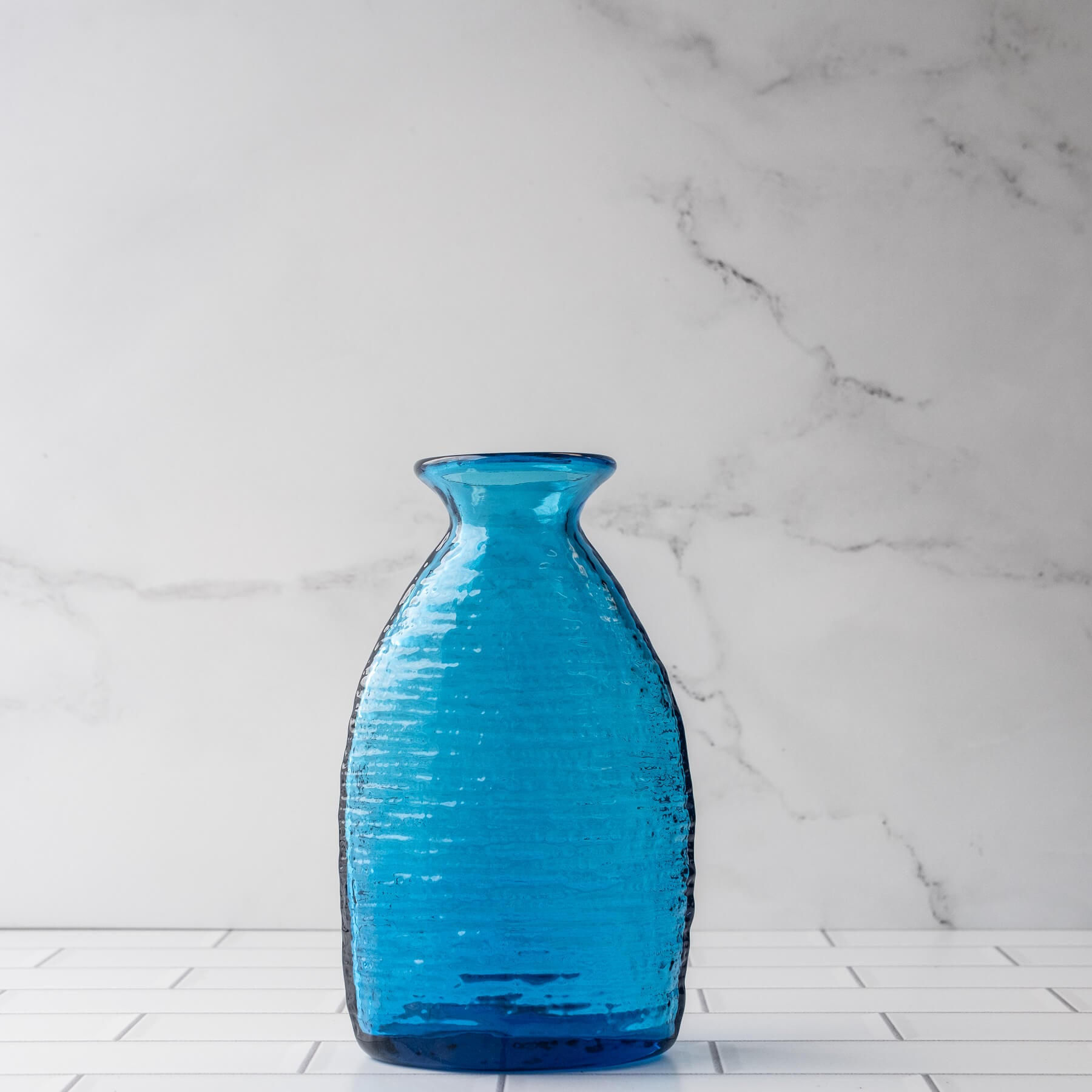 Turquoise Large Strata Vase