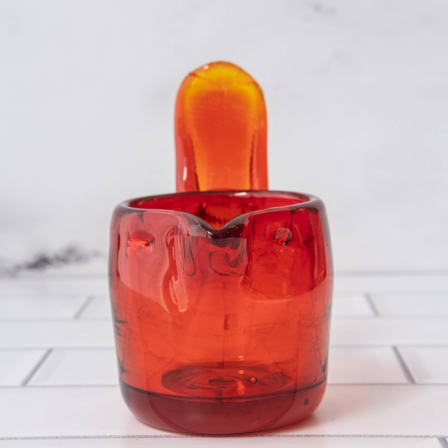 1923C Little Bird Pitcher - Ruby