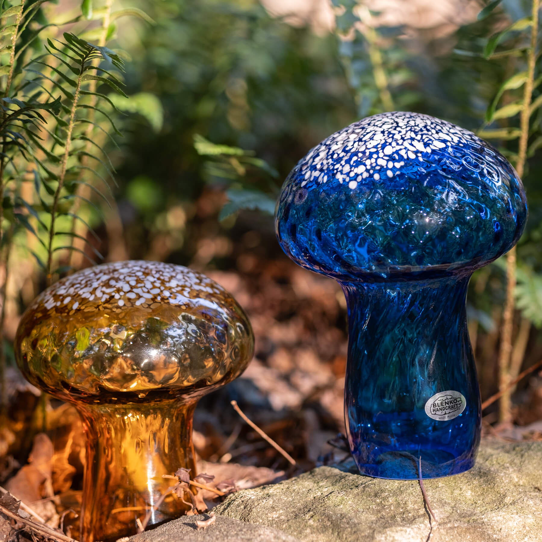 3221SO Small Diamond Optic Mushroom - Azure