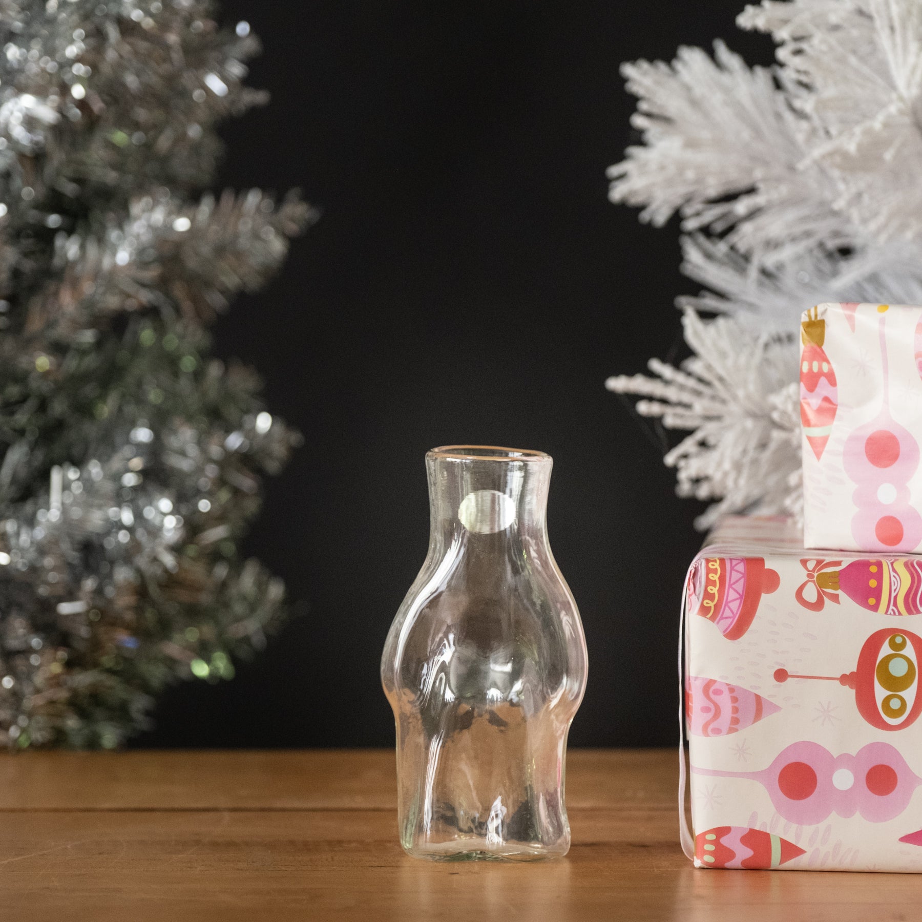 2437 Belly Boy Folk Vase - Crystal - Second
