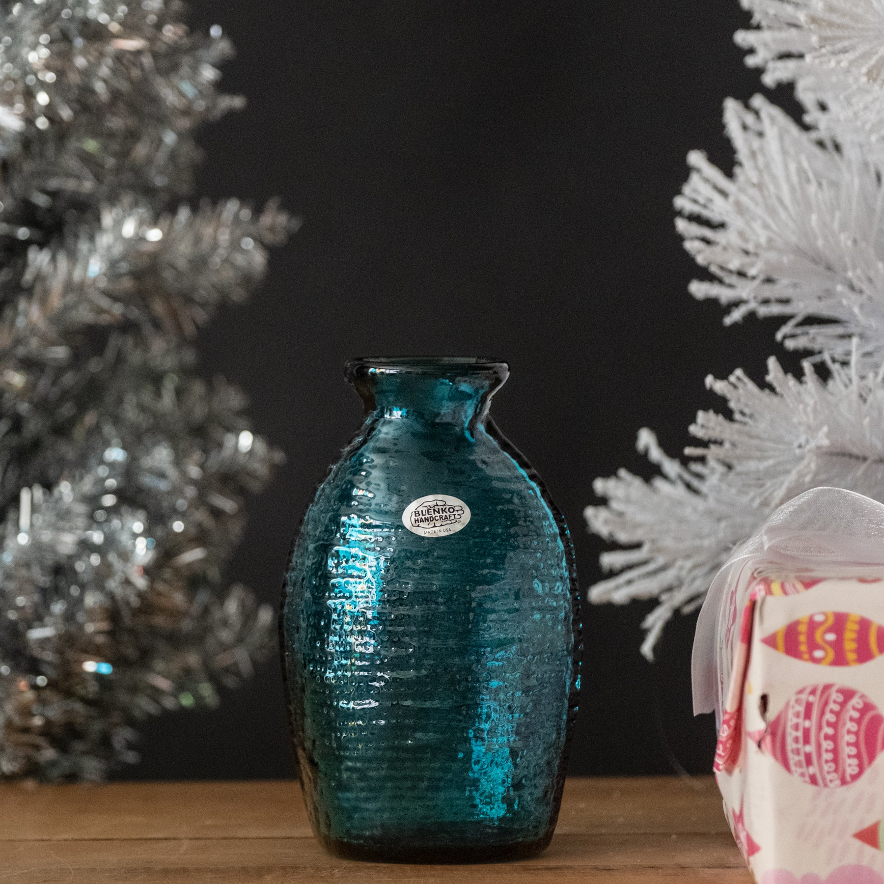 2135S Small Strata Vase - Cerulean - Second
