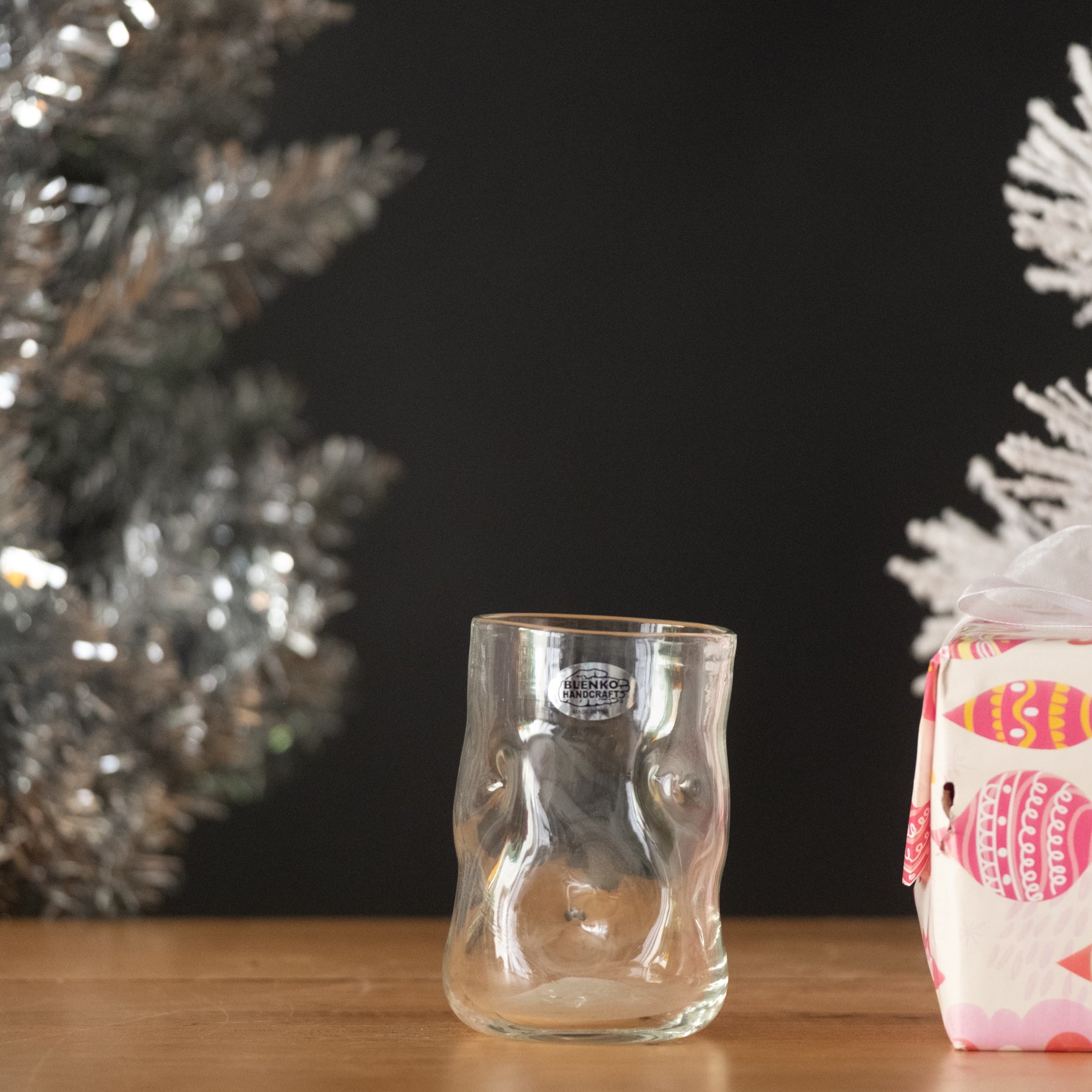 418S Small Dimple Glass - Crystal