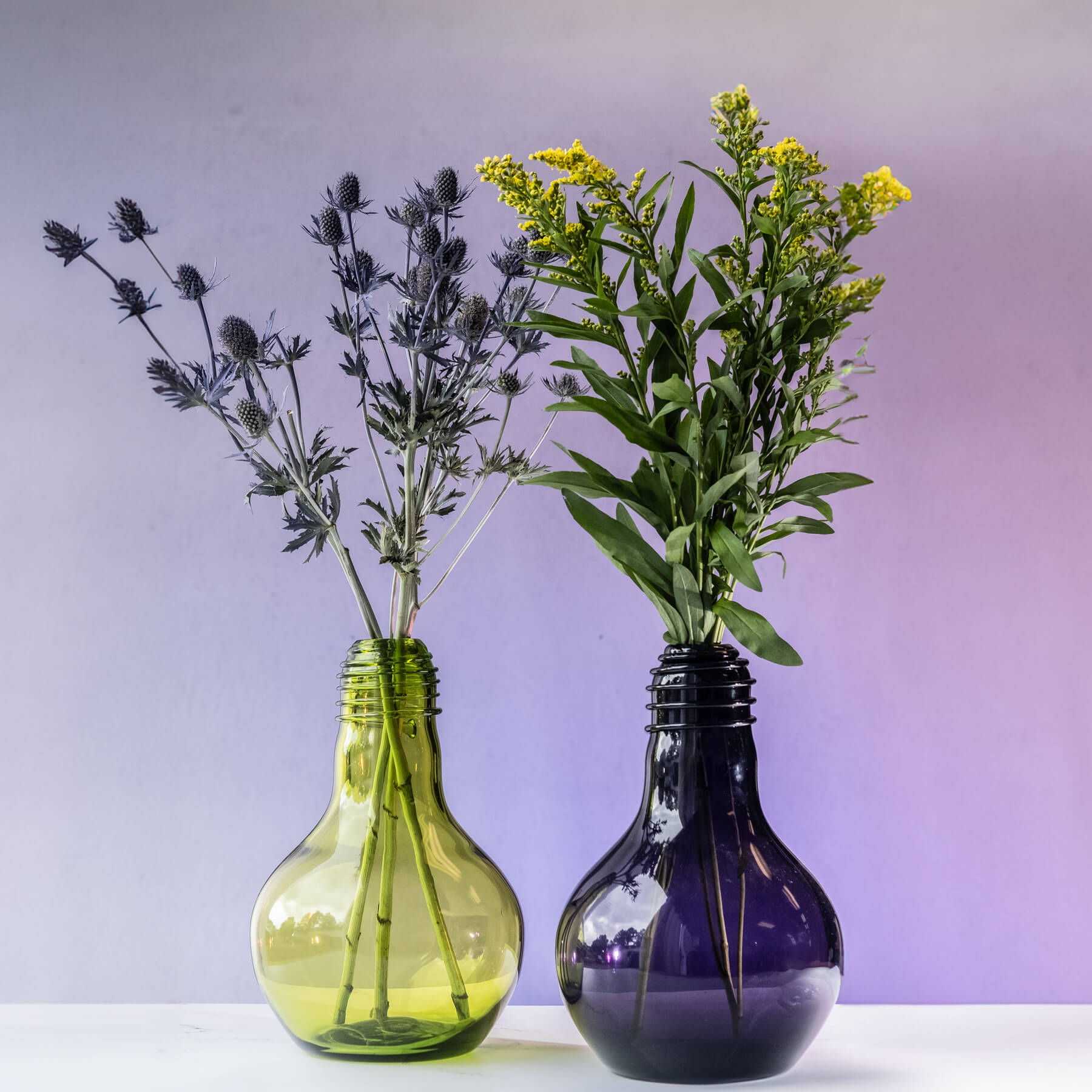 2223 Lightbulb Vase - Olive