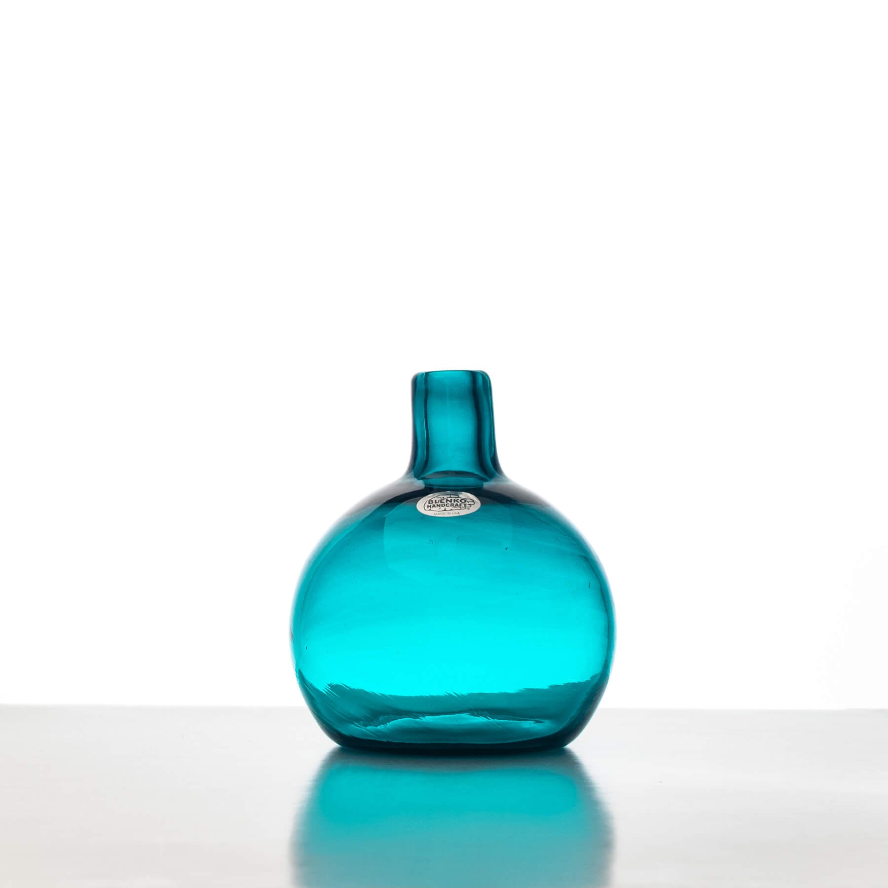 1423 Ball Bud Vase - Cerulean