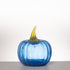 2639 Short Pumpkin - Azure with Citrine Stem