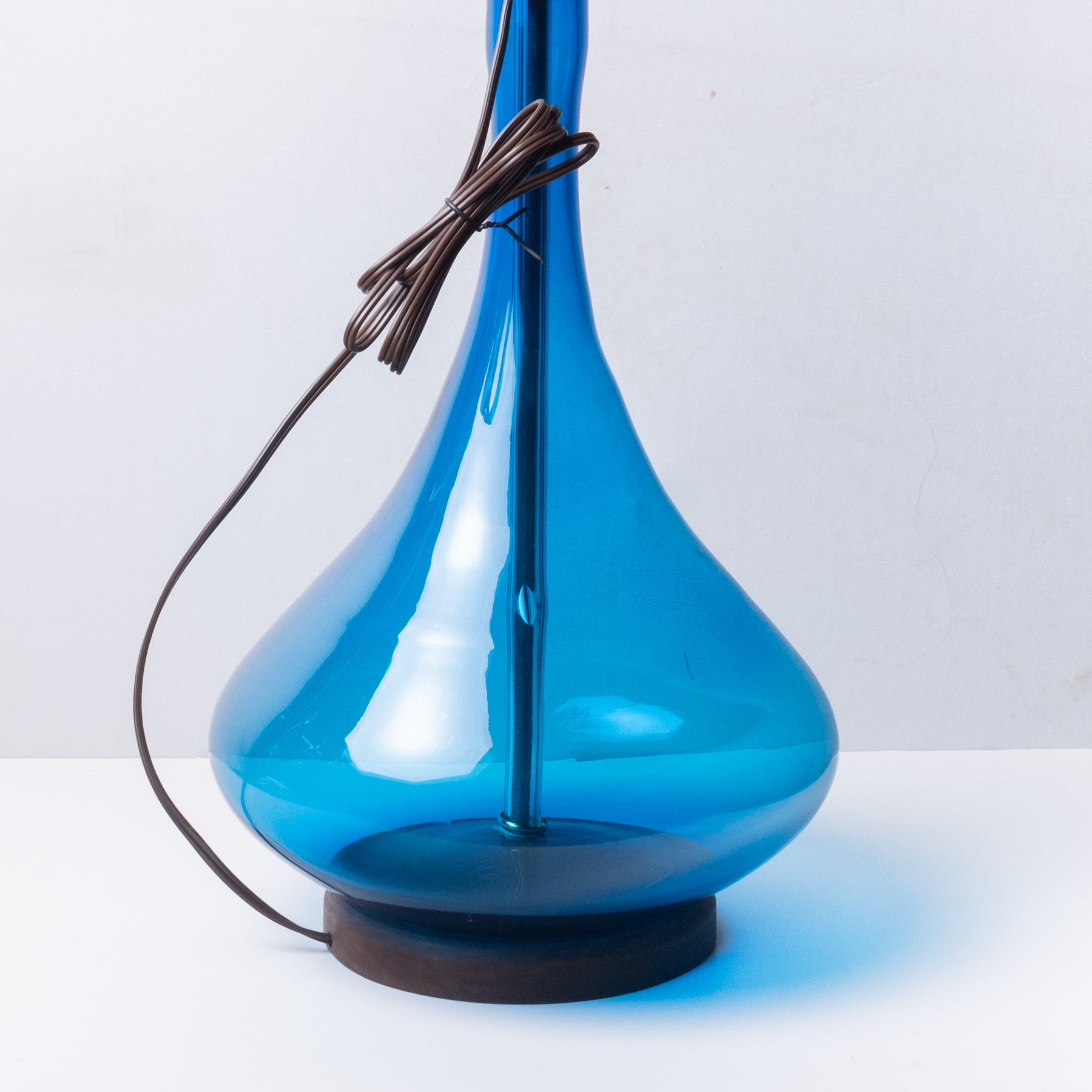 1017 Rejuvenation Lamp - Turquoise | Blenko Glass Company