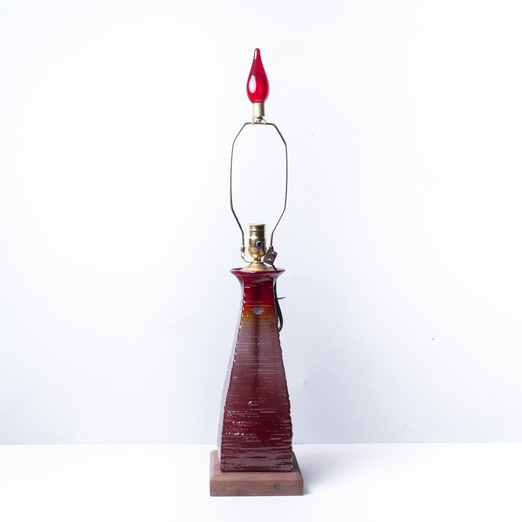 2134 Strata Lamp - Experimental Ruby