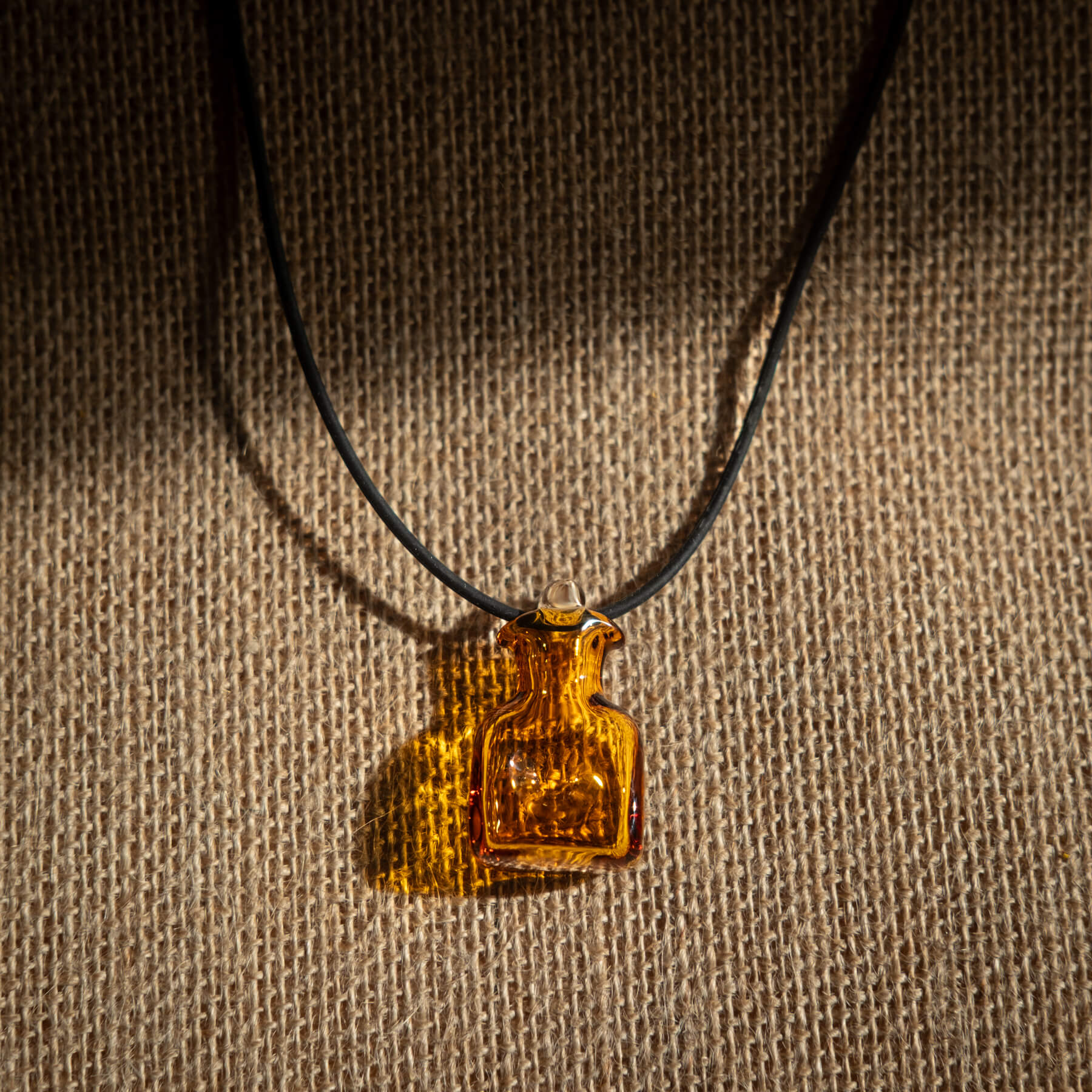 384 Water Bottle Necklace - Gold