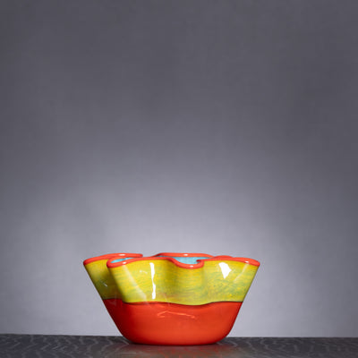 Blenko x Schreiber - Ruffled Encalmo Bowl | APID# DS09092546