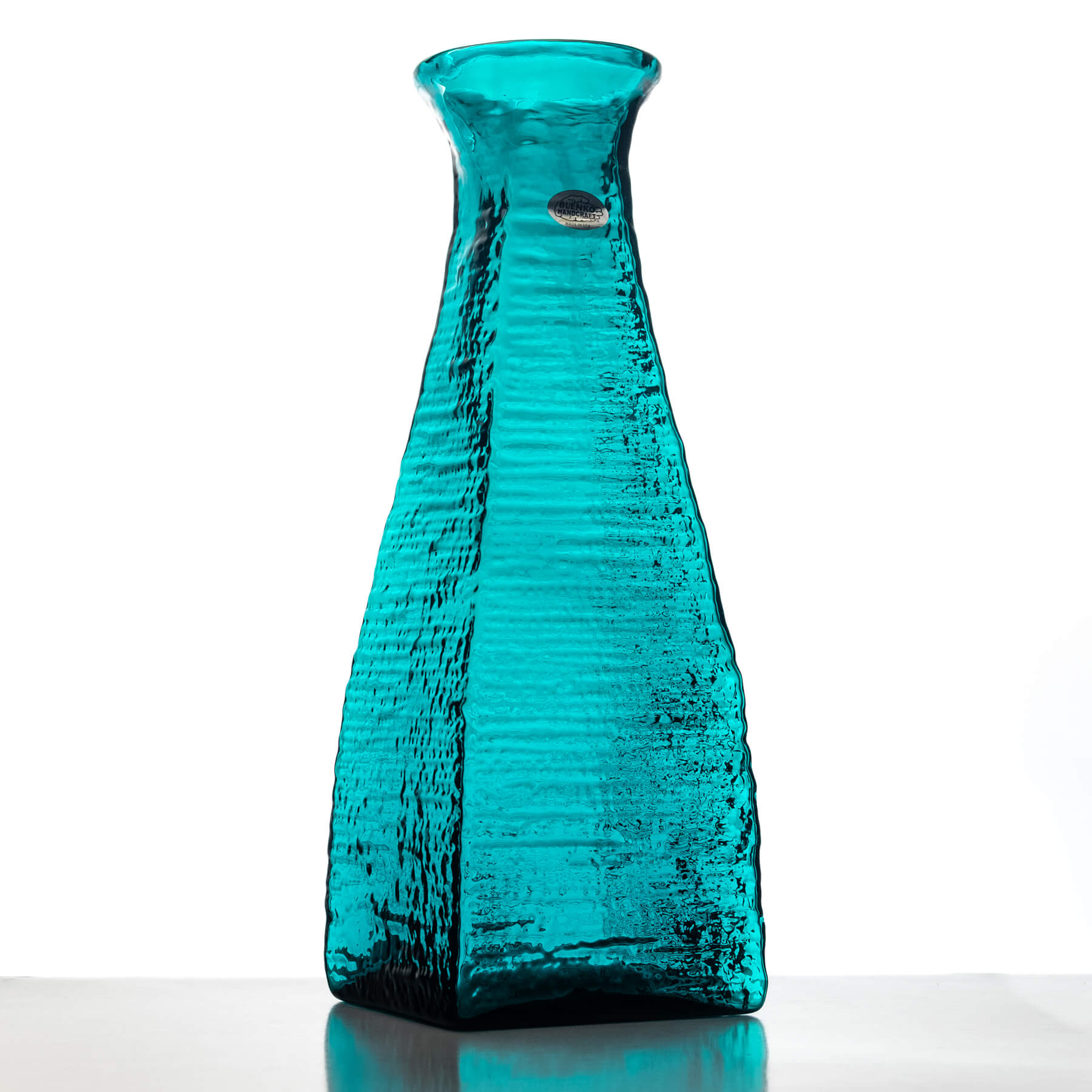 2134 Strata Vase - Cerulean