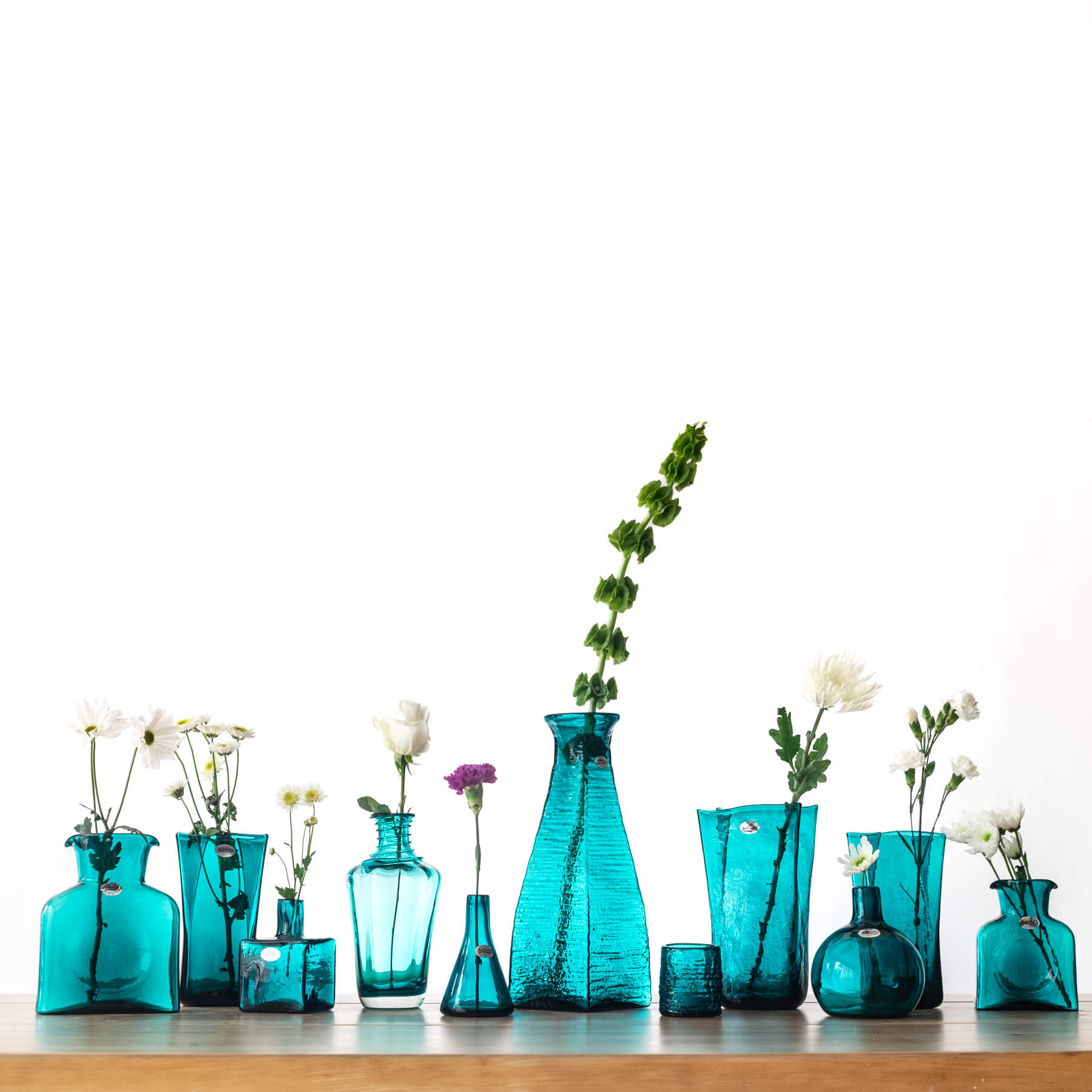 Cerulean Glass Grouping