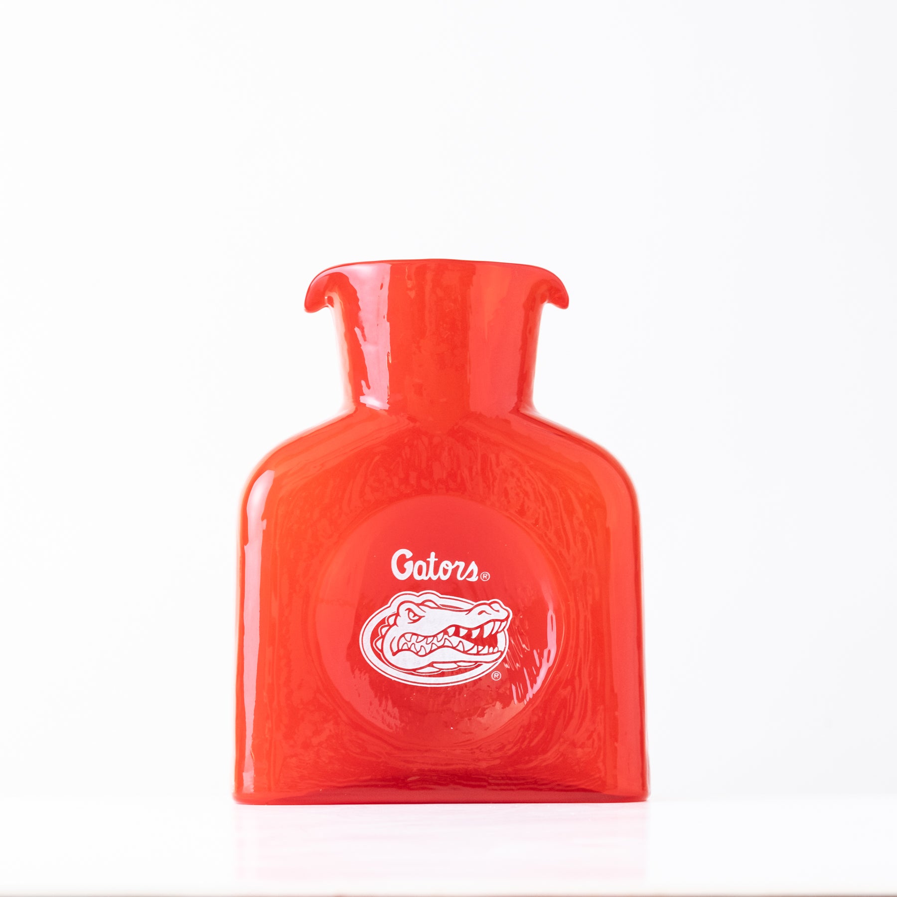 Collegiate 384 Water Bottle: University of Florida, Fighting Gators + Script - Dreamcicle