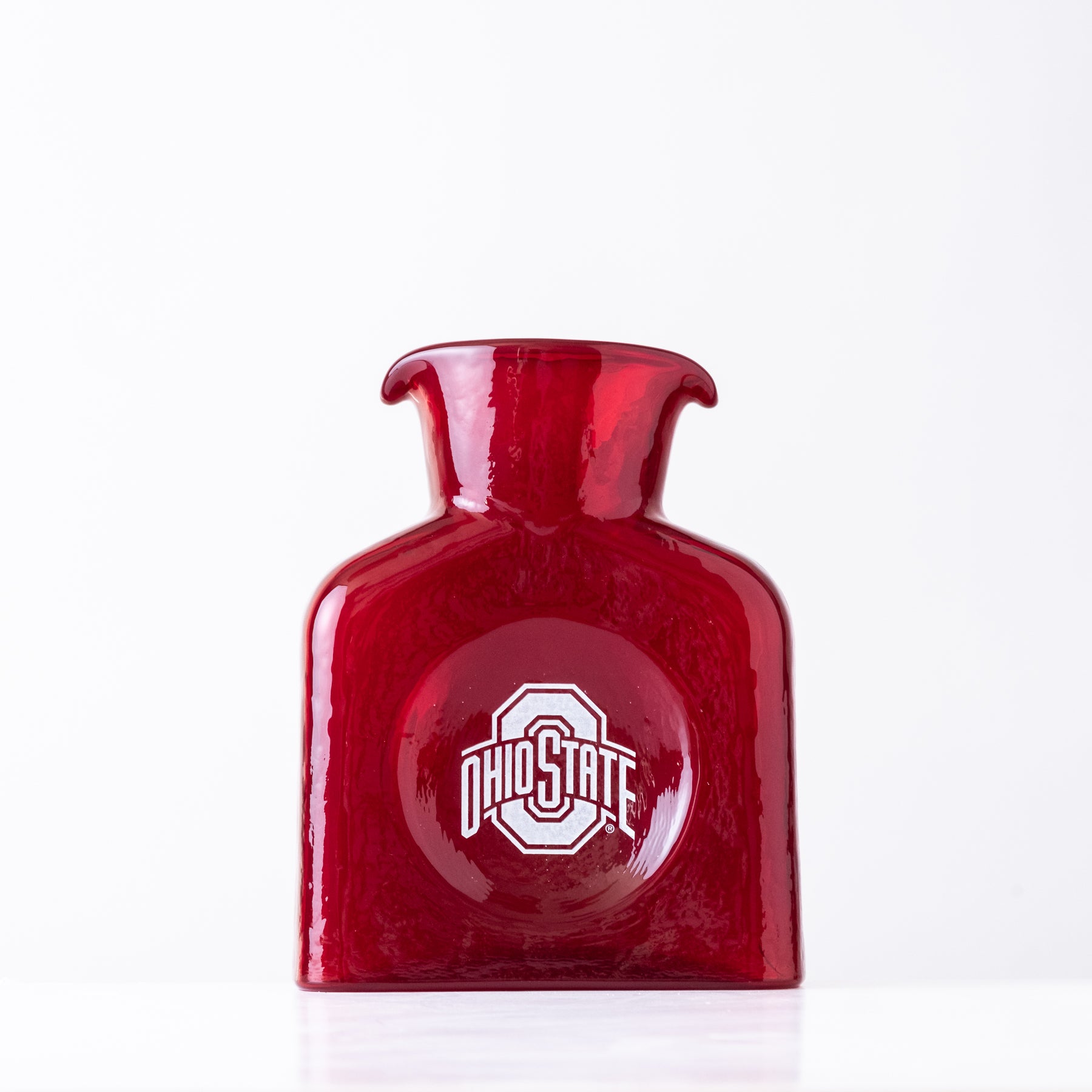 Collegiate 384 Water Bottle: The Ohio State University, Buckeyes Logo - Ruby