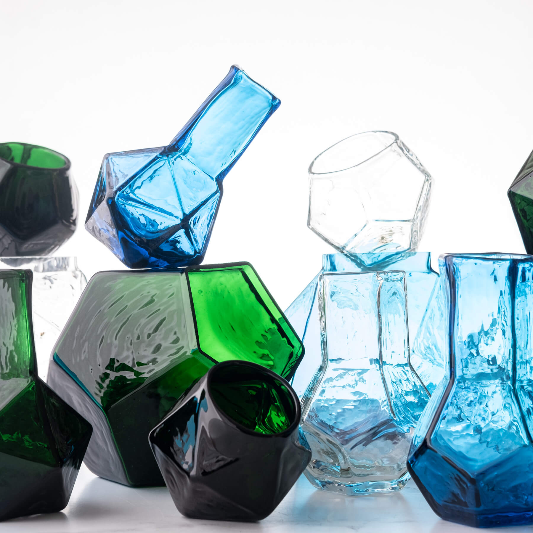 2414 D20 Bowl Vase - Crystal