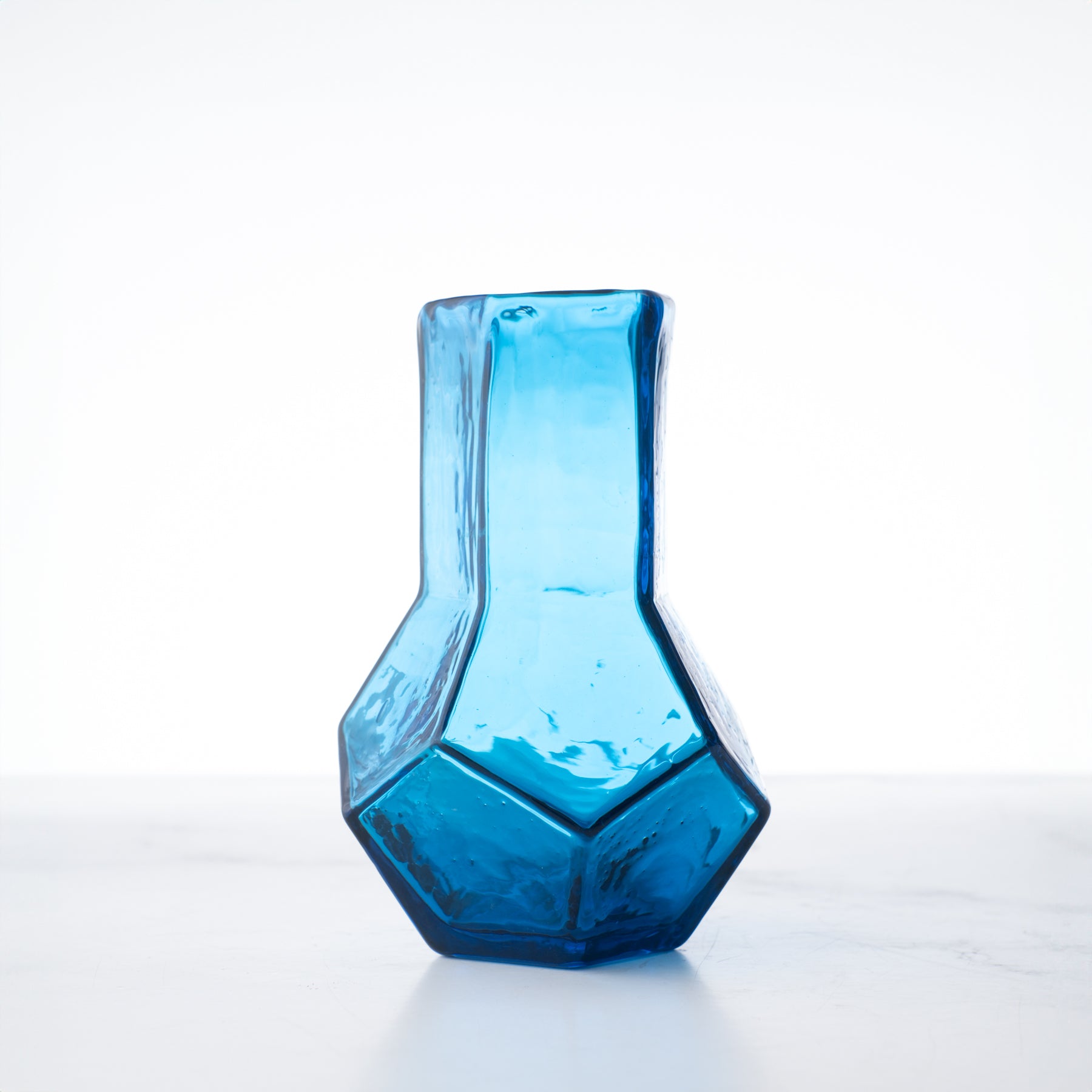 2411 D12 Dice Tower Bud Vase - Turquoise