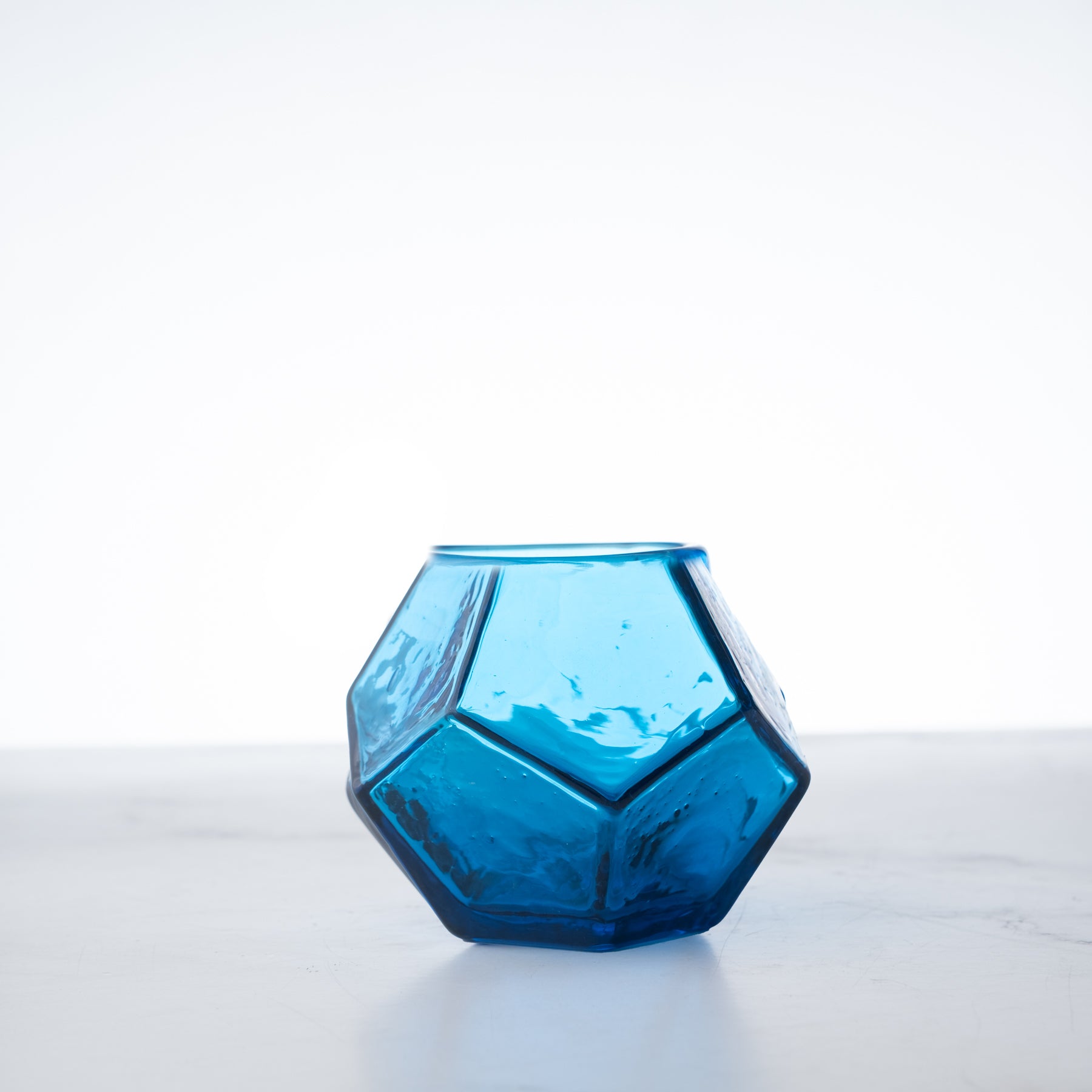 Product photo of Blenko 2415 D12 Tumbler - Turquoise