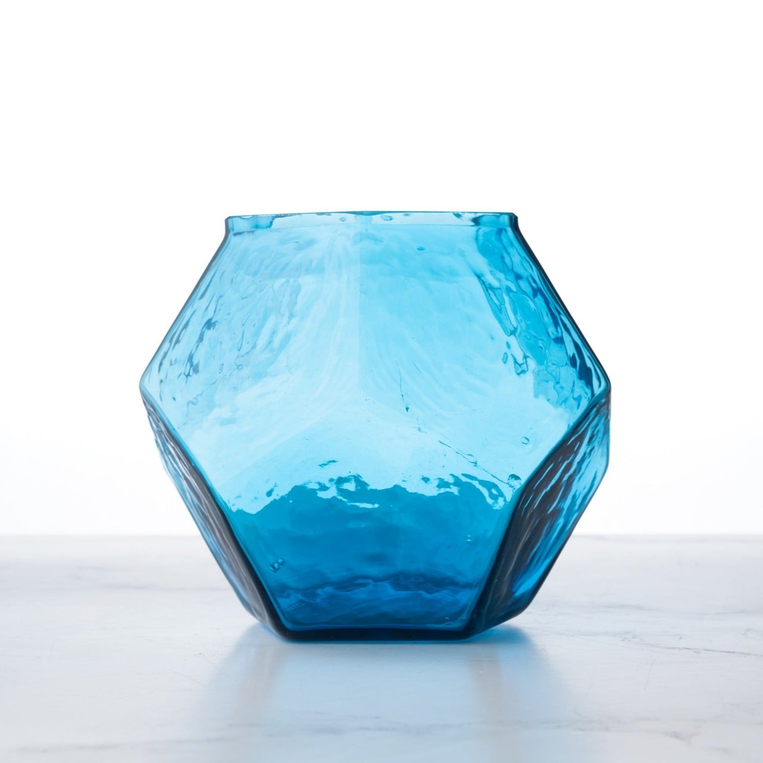 2413 D12 Bowl Vase - Turquoise
