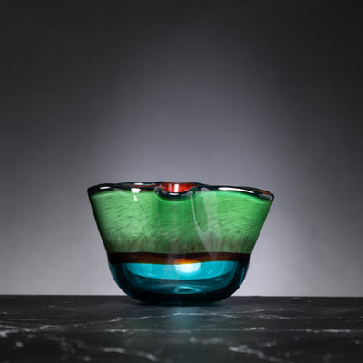 Blenko x Schreiber - Ruffled Encalmo Bowl | APID# DS09092538