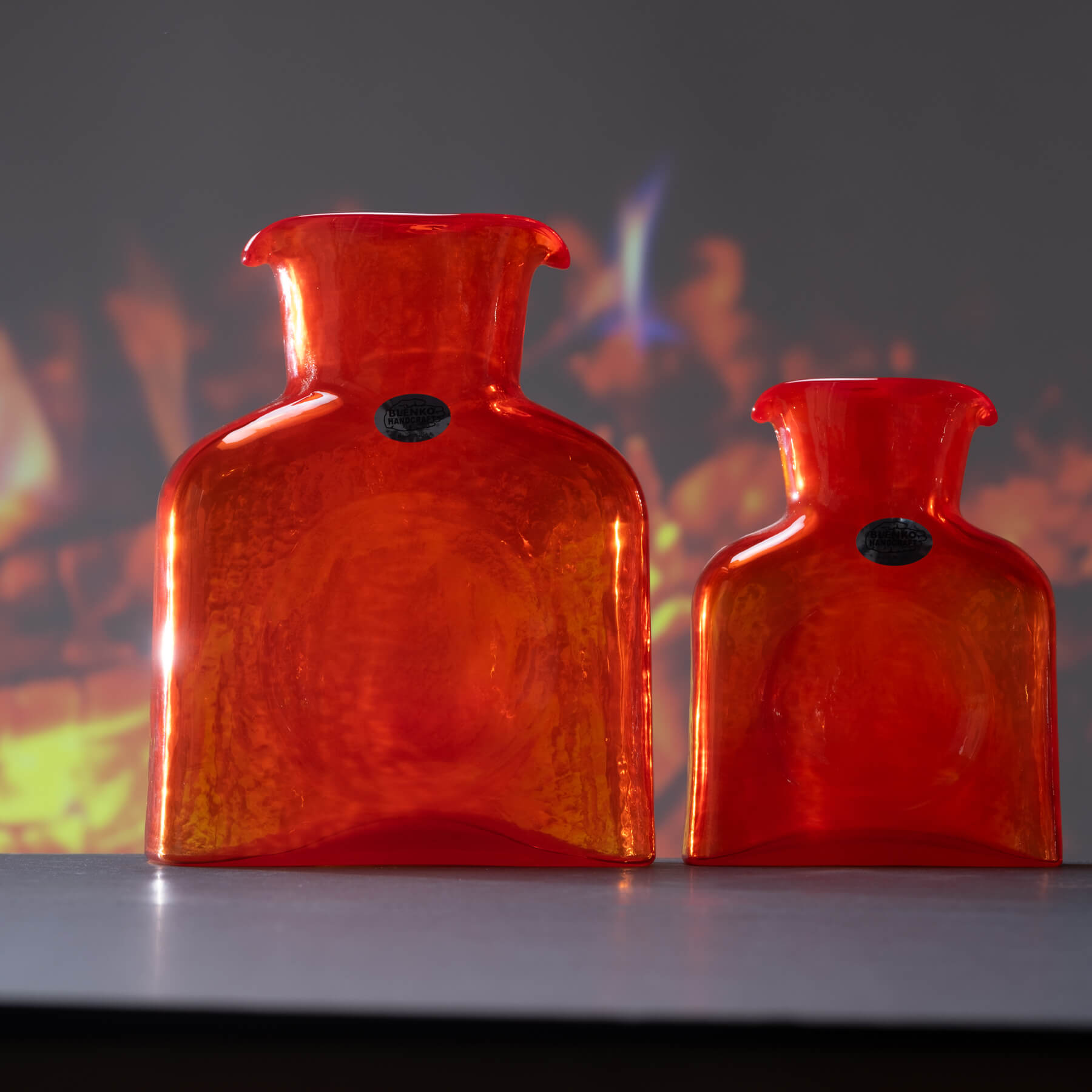 Ember Water Bottle Grouping - Fire