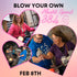 Blow Your Own Heart Spout Water Bottle Experience 2/8/2025 at 10am.