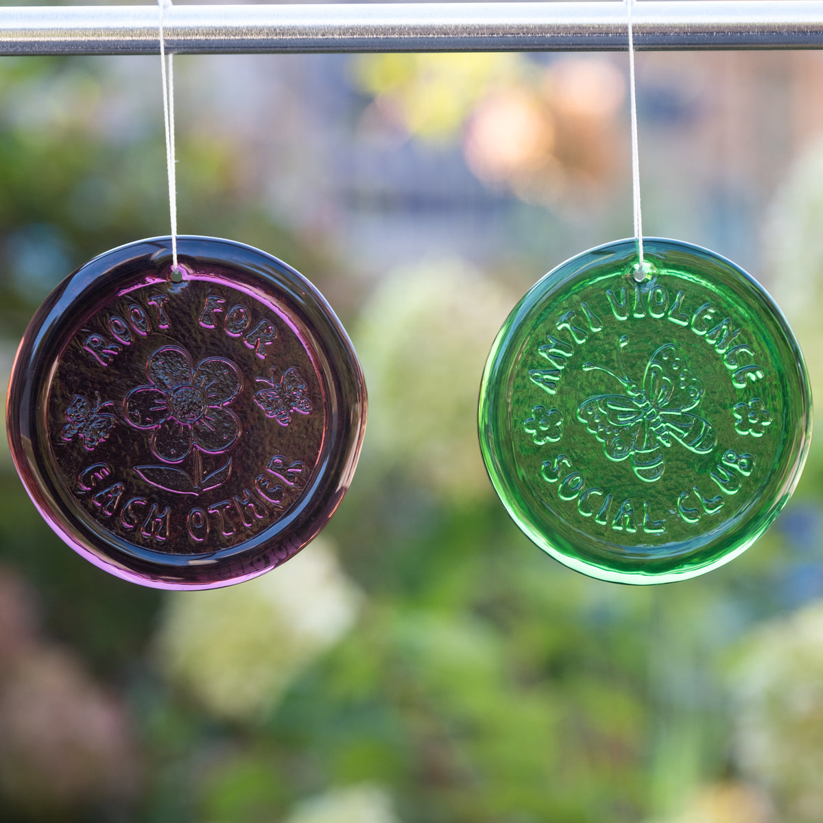 Glass for Good: Root For Each Other Suncatcher - Fig