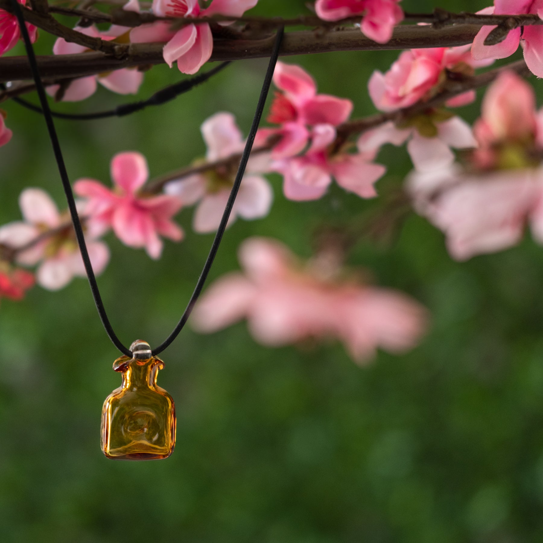 384 Water Bottle Necklace - Gold