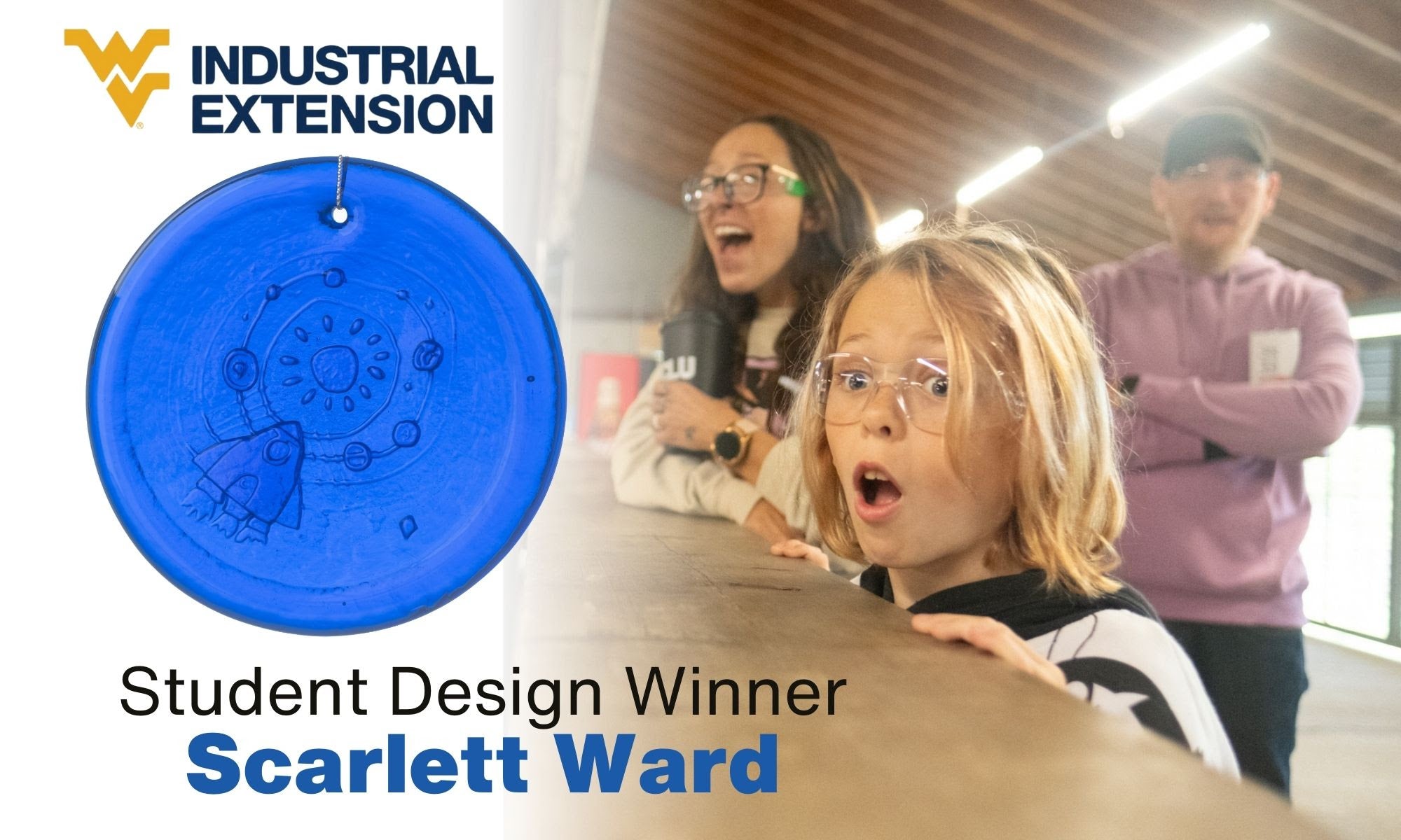  WVU-Industrial Extension Children’s Art Contest winner.
