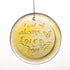 Glass for Good: I Will Always Love You Suncatcher - Citrine