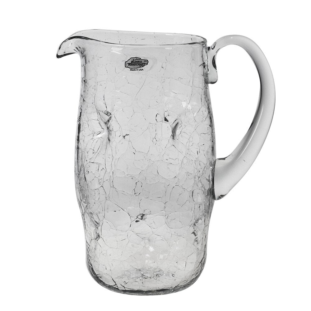 Crystal Crackled Dimple Pitcher