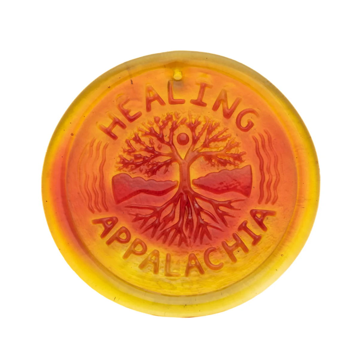 Healing Appalachia Suncatcher - Tangerine