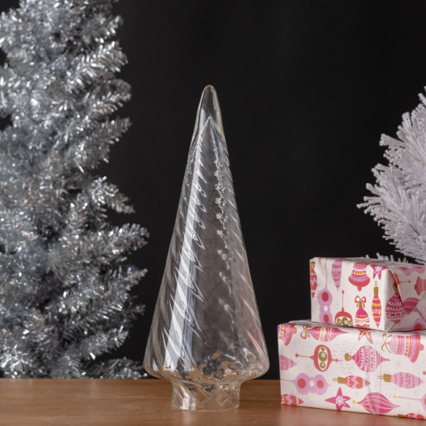 6718L Large Mountain Pine - Crystal - Second