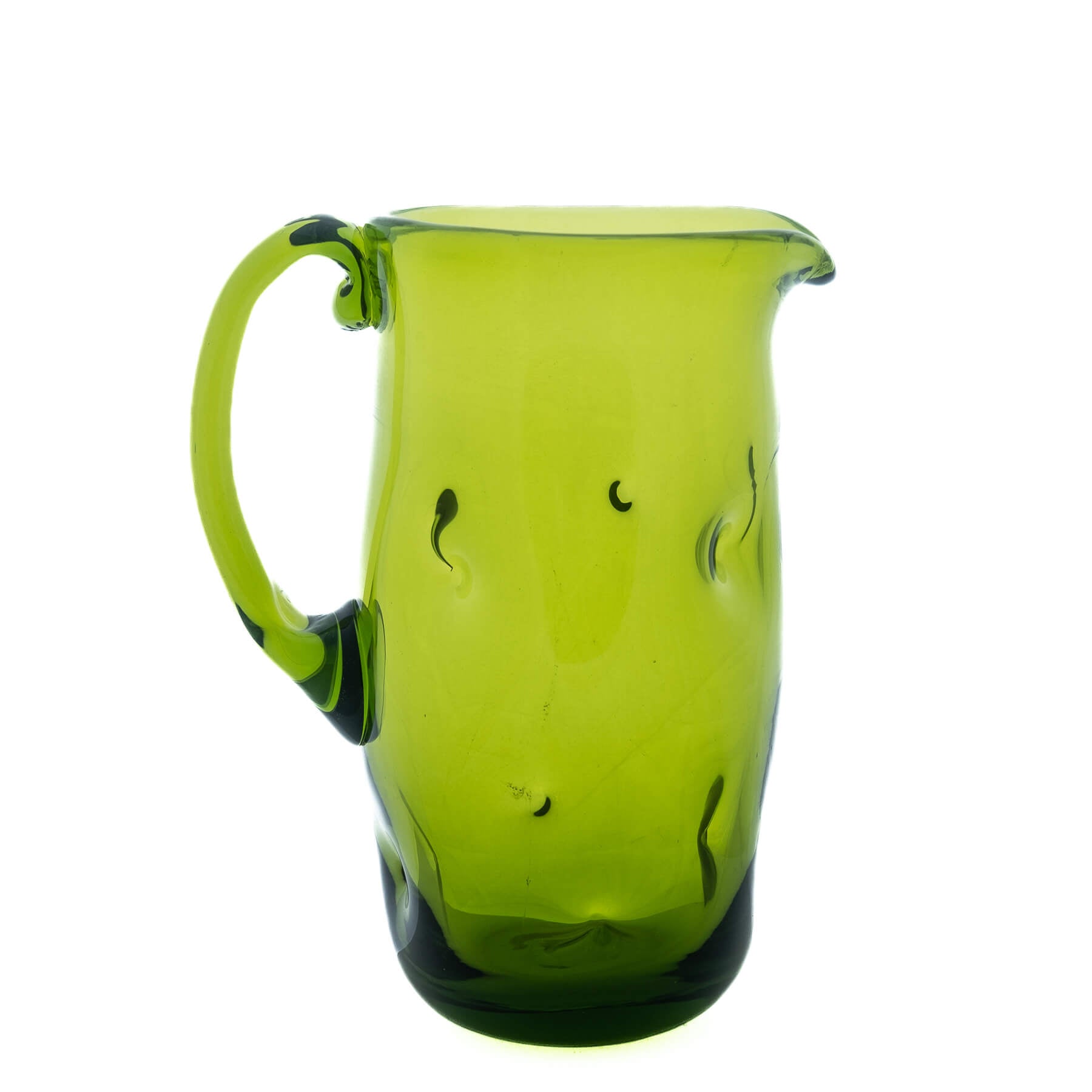 7018 Dimple Pitcher - Olive