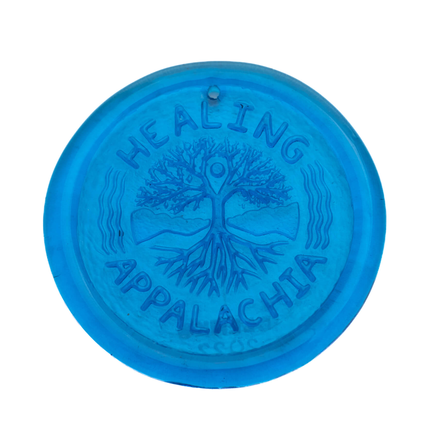 Photo of Blenko Product Healing Appalachia' Suncatcher - Turquoise