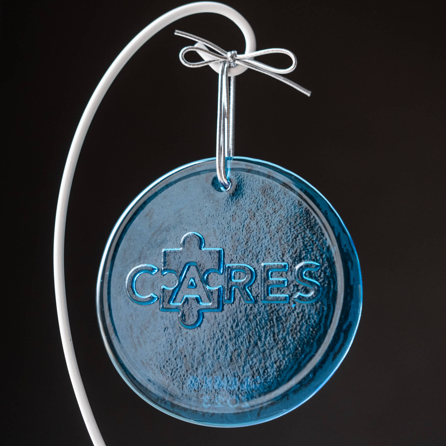 'CARES' Suncatcher - Turquoise