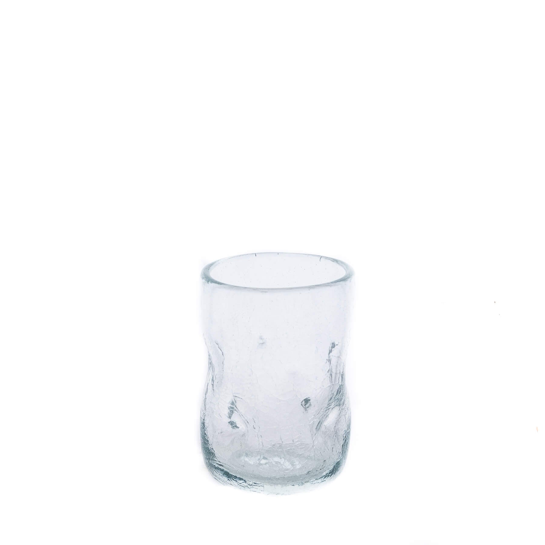 418S Small Dimple Glass - Crystal