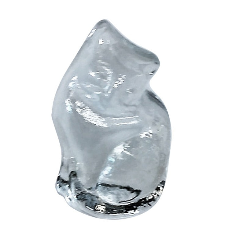 Product photo for Blenko 6402P Cat Critter - Crystal