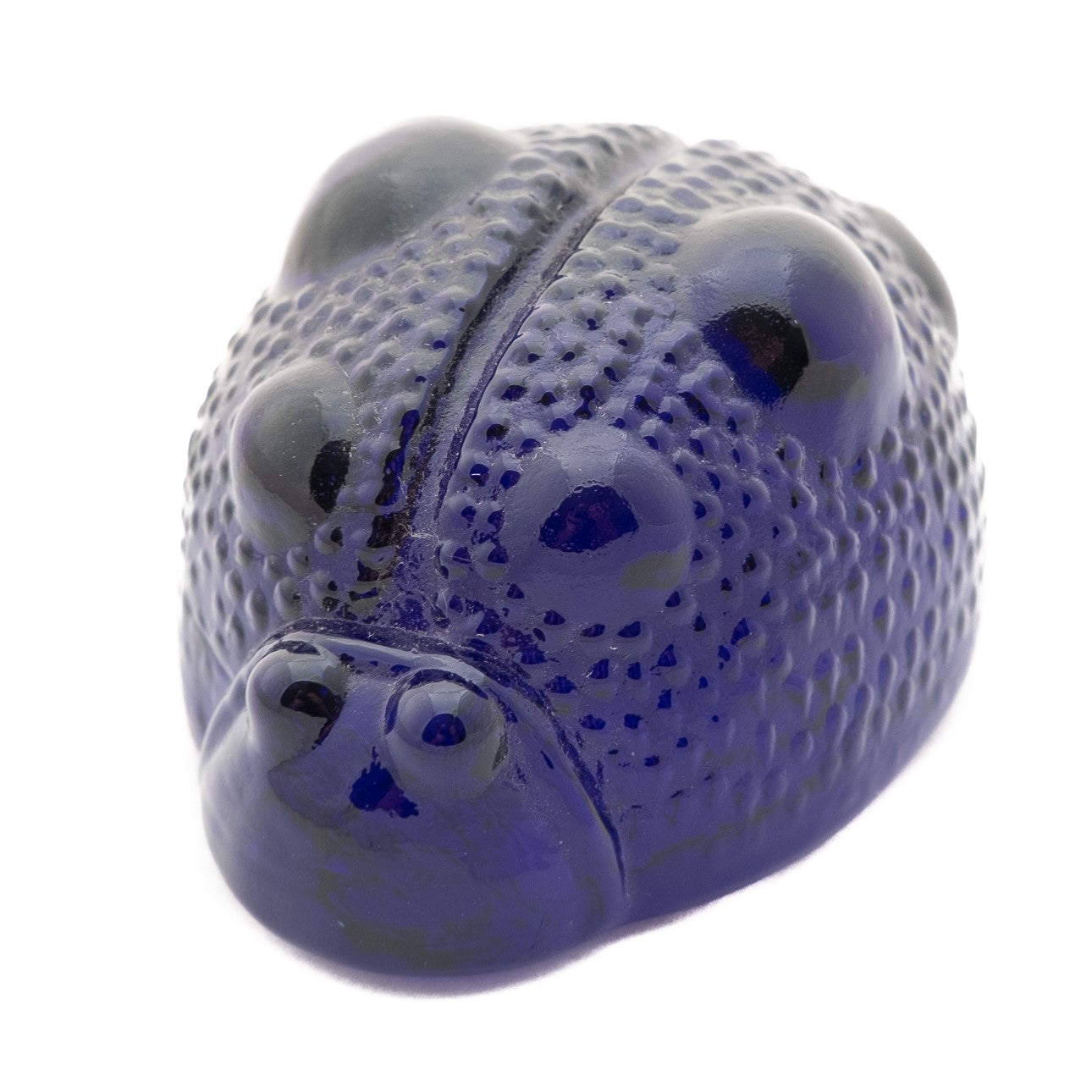 Product photo for Blenko 6402P Ladybug Critter - Cobalt