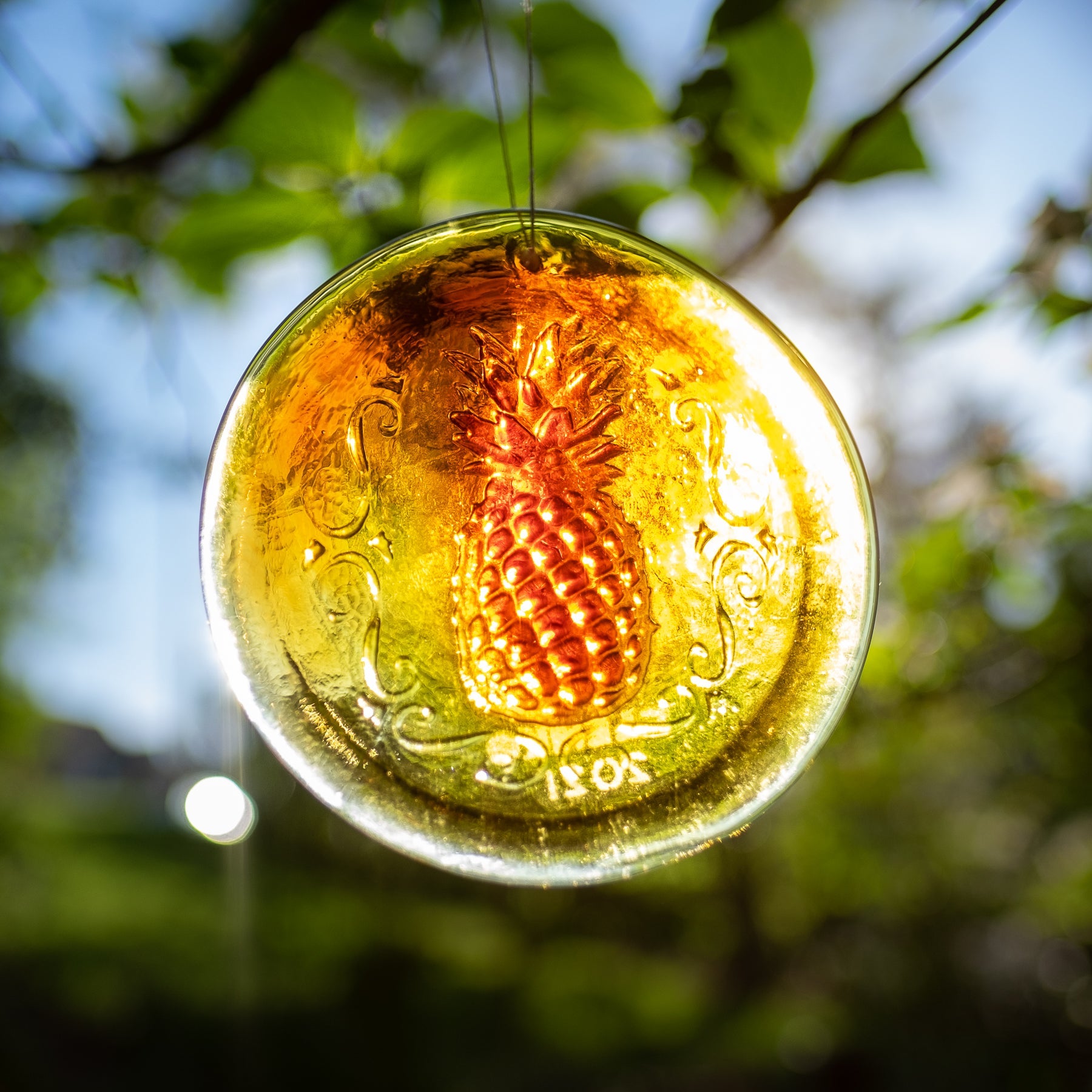 Pineapple Suncatcher - Tangerine -Second